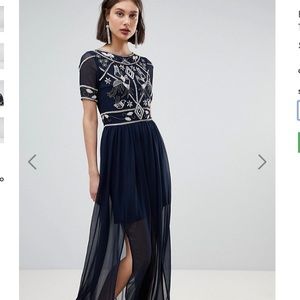ASOS Embellished Maxi Dress. Size 2.